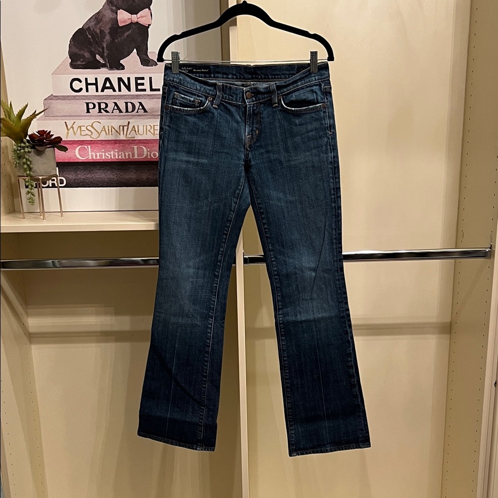 Citizens Of Humanity Deep Indigo Wide Leg Jeans